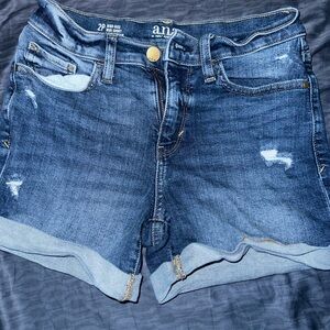 a.n.a Blue Denim Women's Shorts